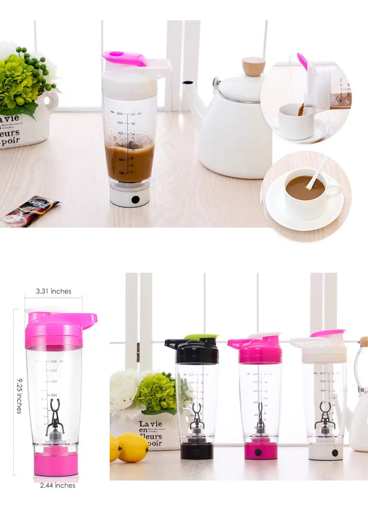 Portable Electric Tornado Mixing Water Bottle
